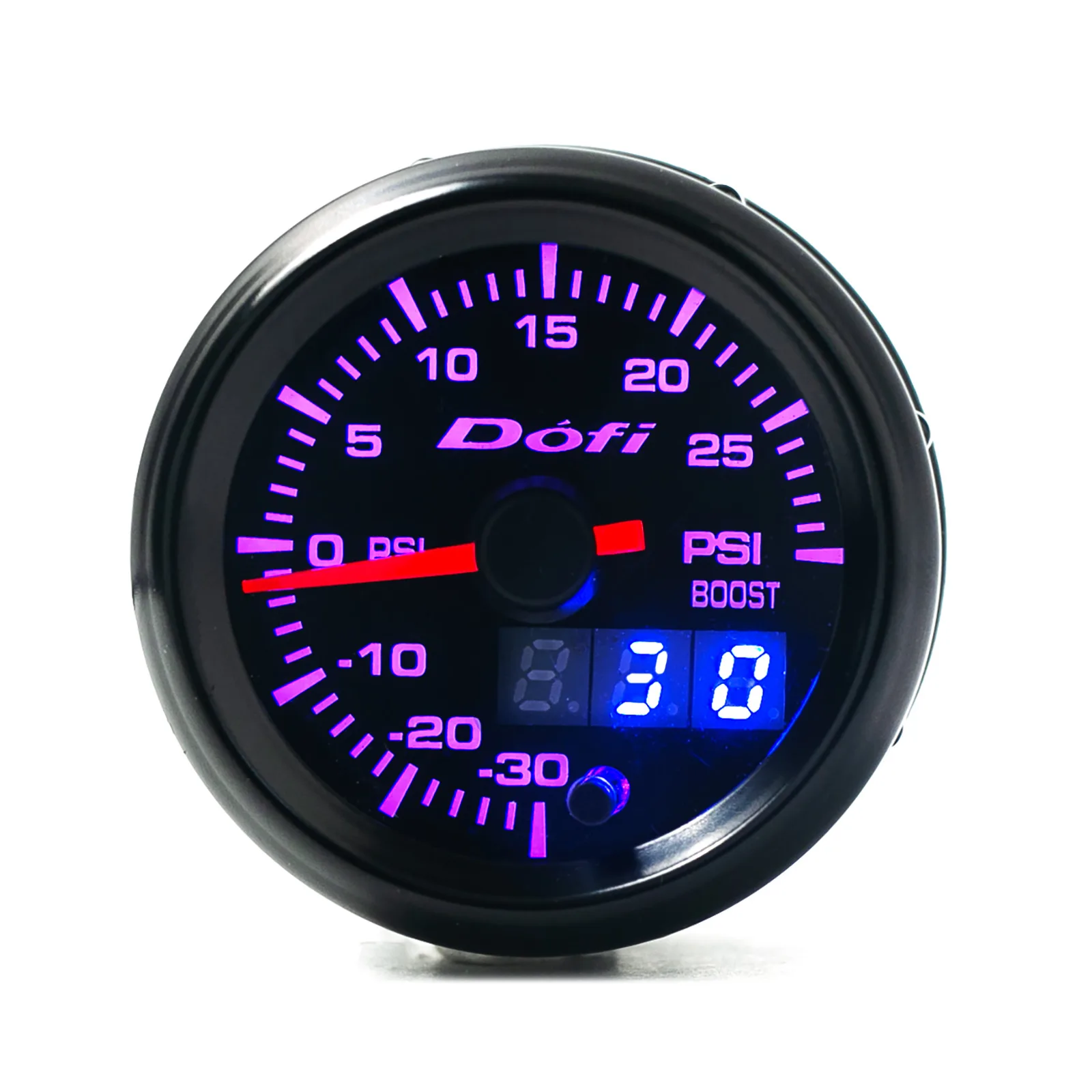 

2" 52mm Digital & Pointer 7 Color LED Car Turbo Boost Meter Psi Pressure Gauge