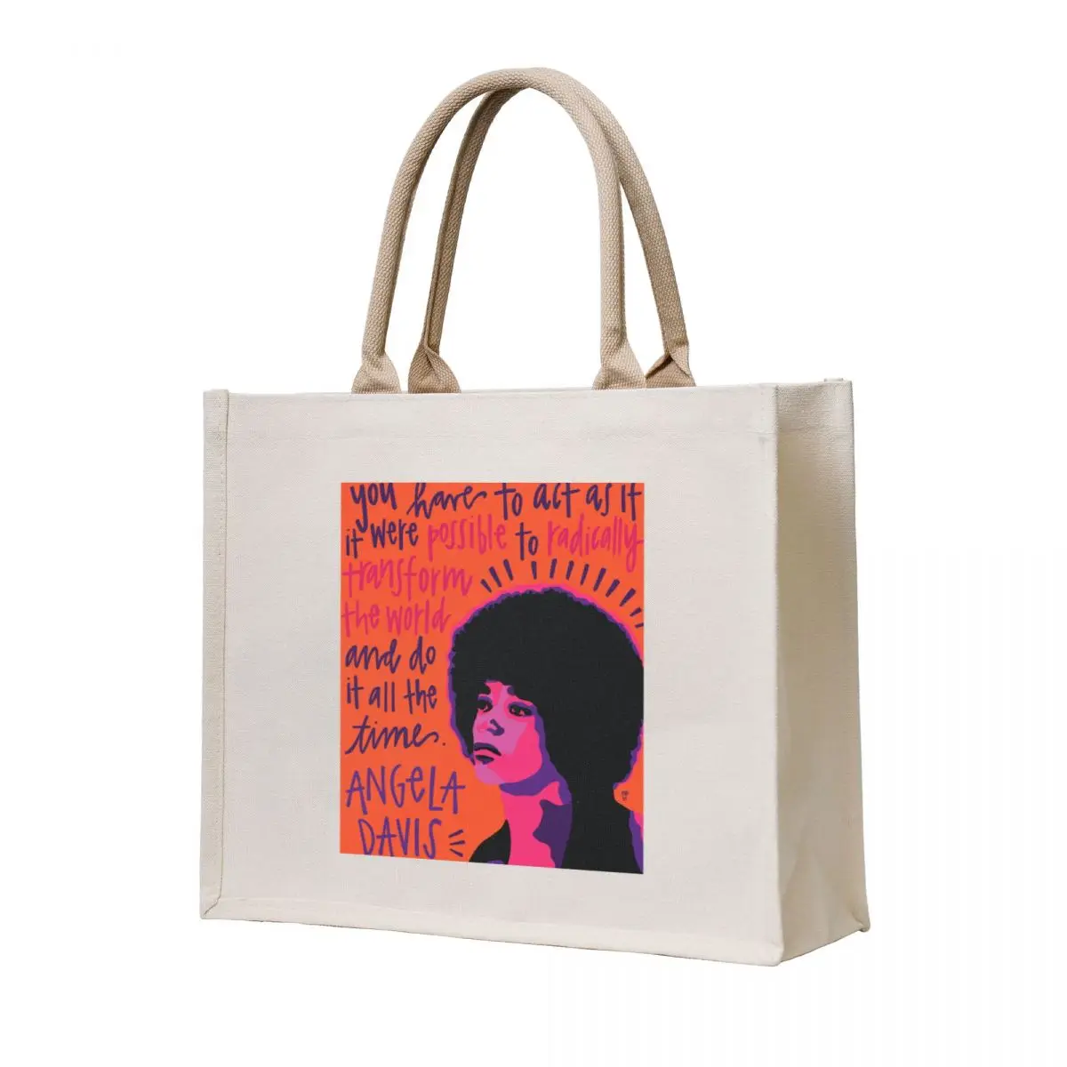 

Angela Davis. Tote Bag Cloth bag Women's handbag canvas tote bags handbag