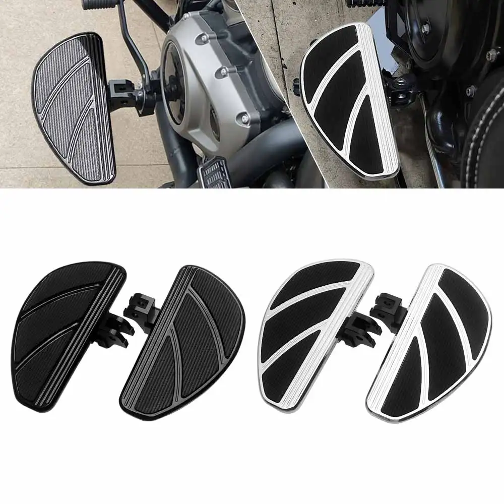 1 Pair Front Rider Footboard Footrest Aluminum For Harley Sportster S RH1250S 21-26 Nightster Special RH975/S 22-26 Motorcycle