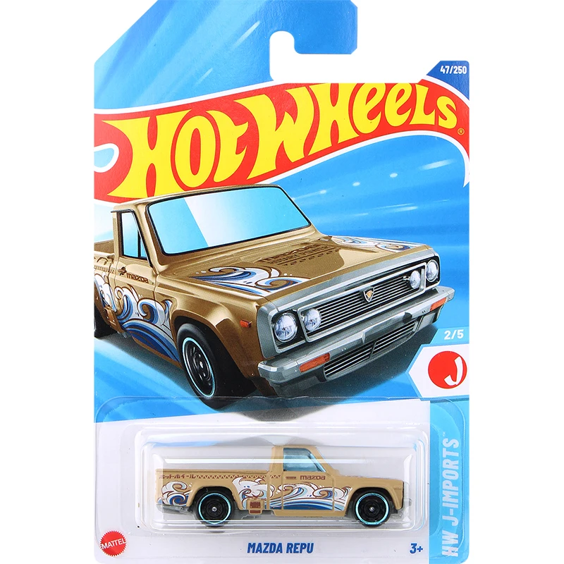 Genuine 2025 B Hot Wheels Traffic Models Car 1/64 Buick Fiat Audi Mazda Delorean Ford Custom Ram Subaru Chevy Boys Toys Vehicles