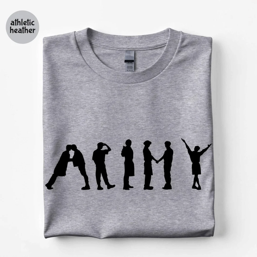 Kpop Fandom Lover Printed Short Sleeve T-shirt Music Fans Concert Daily Wear Summer Cotton Men's T-Shirt Clothing Tee Y2k Woman