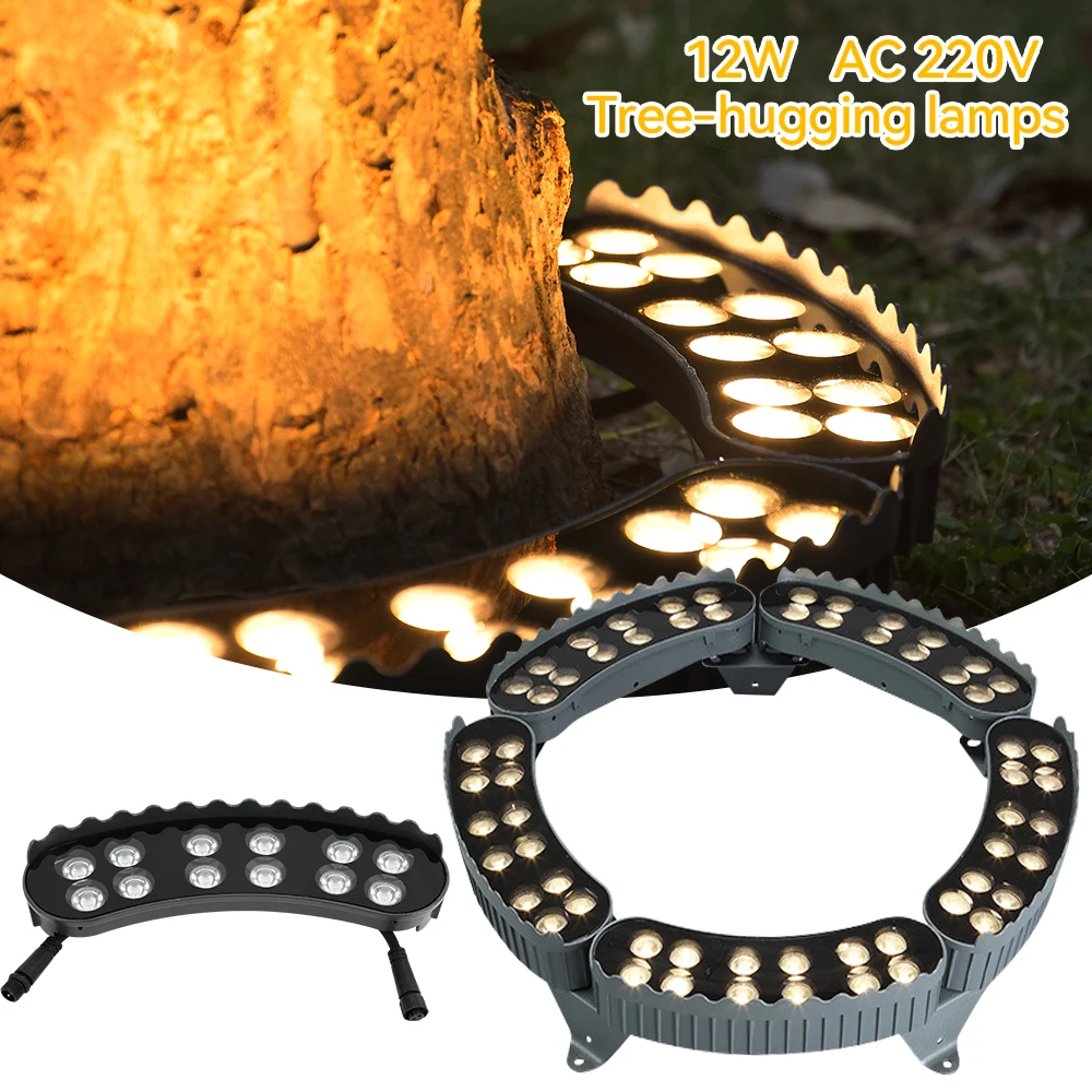 

Уличные светодиодные фонари для объятий деревьев IP65 водонепроницаемый ночной проекционный точечный светильник для украшения дома, сад, парк, двор, пейзажная лампа