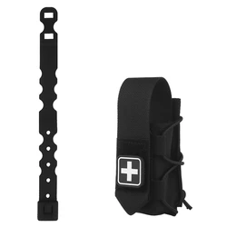 Molle Tourniquet Holder,First Aid Kit Tourniquet Molle Survival Set Pouch Nursing Holder Gear Scissors Bag