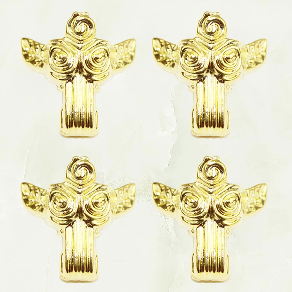 

8 шт. Декоративные опоры для мебели из цинкового сплава: ножки для диванов, пуфов, тумбочек, коробок для хранения, регулируемые по высоте