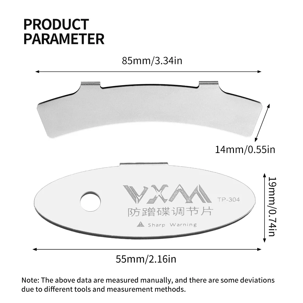 VXM Bicycle Disc Brake Pad Adjustment Alignment Tool Plate Brake Rotor Adjustment Bicycle Brake Disc Bicycle Accessories Set NEW