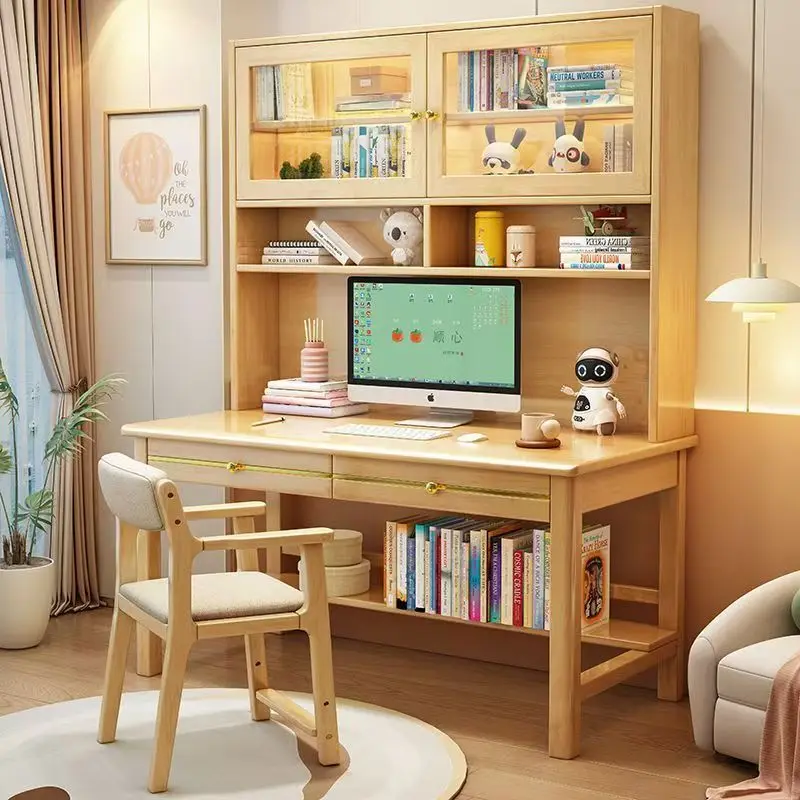 

%&Bedroom Durable Wood Writing Desk for Students Home Office Computer Desk with Easy Assembly Study Desk