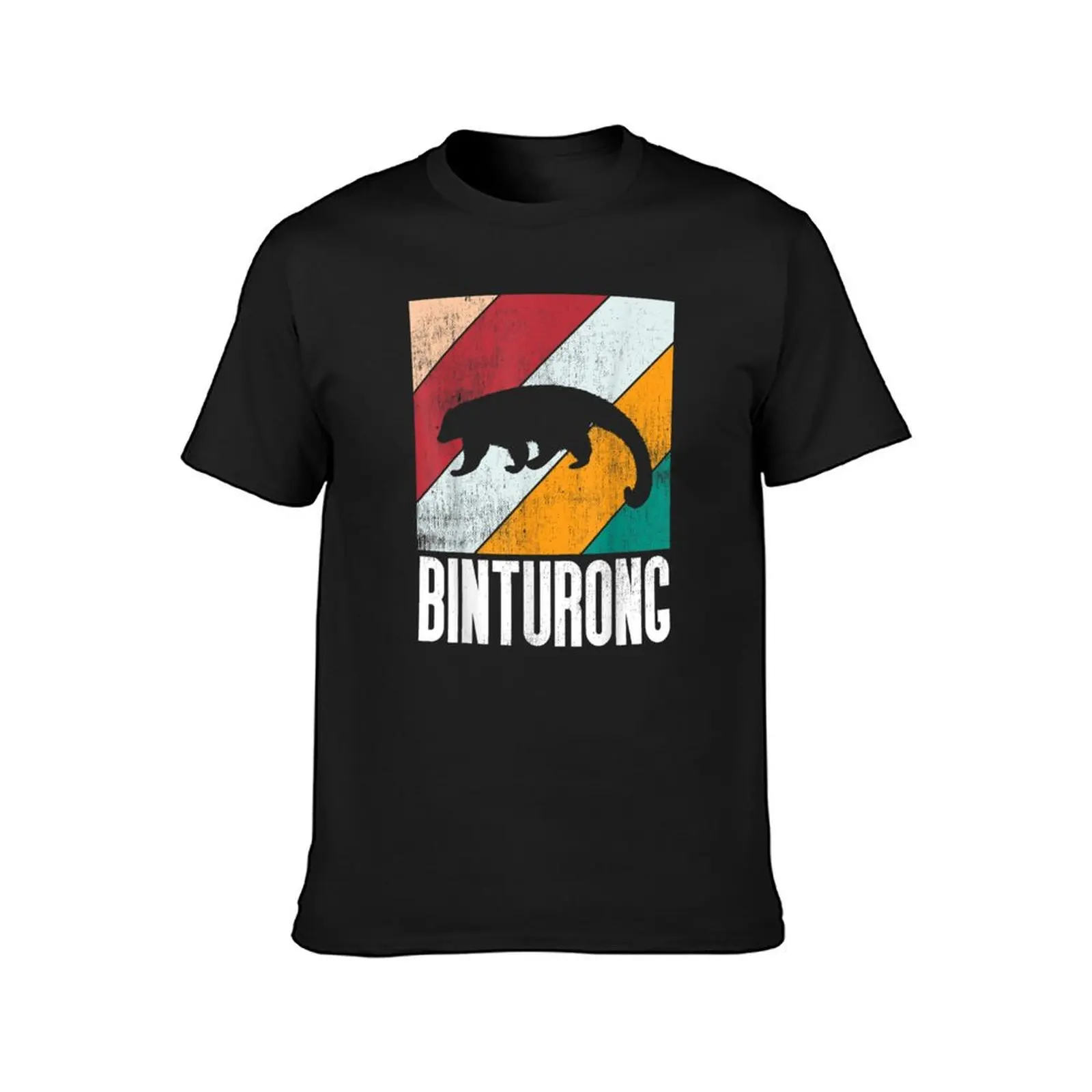 Vintage Binturong Animal T-Shirt Short sleeve tee blacks mens graphic t-shirts pack