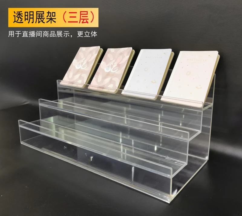 Transparent display, storage, display rack, hand ledger rack, acrylic rack