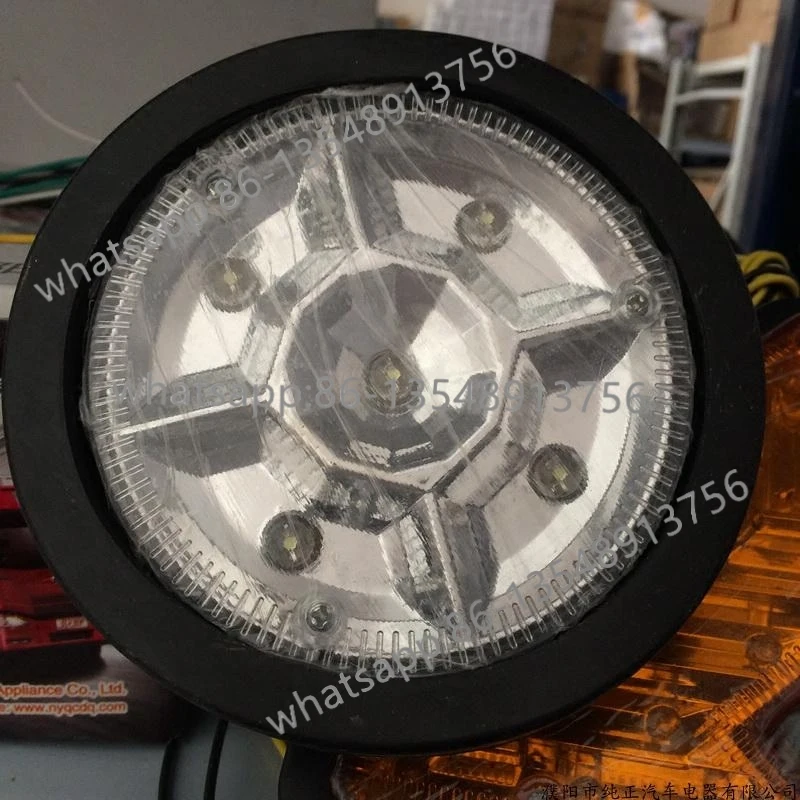 

LED24V CIMC trailer truck single light driving arrow steering brake reversing round rubber rear tail light universal