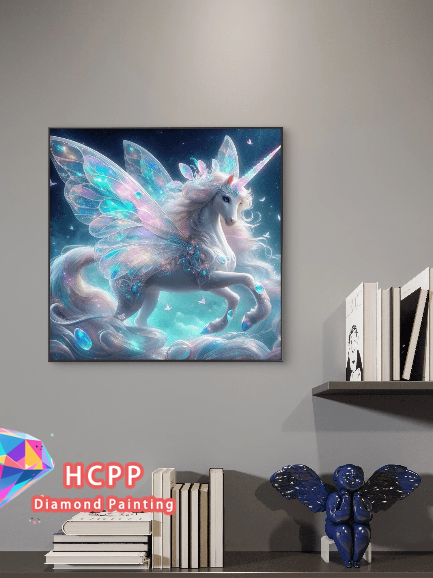 1PC frameless Diamond Painting Kit Popular promotional styles  animal plant 5D DIY Diamond Embroidery Cross Stitch Handmade Home