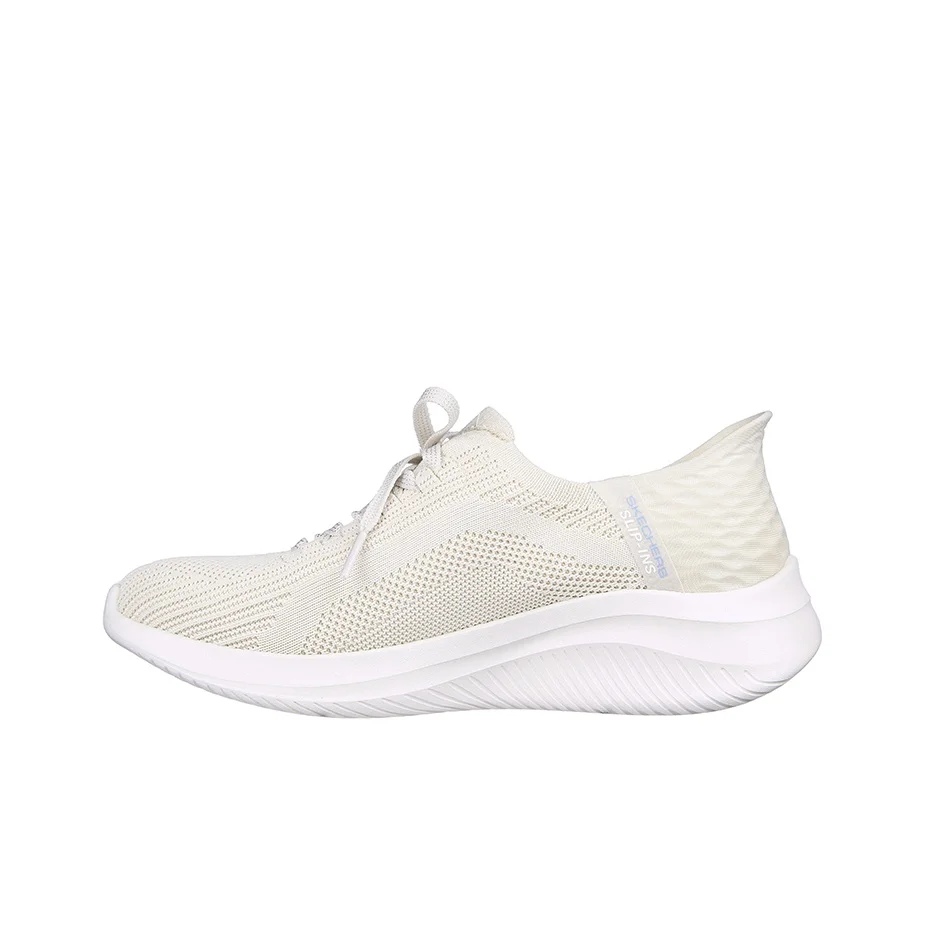 Skechers Ultra Flex 3.0 Cushioning Abrasion Resistant Lightweight Low top Casual Shoes Women's White 149710-NAT