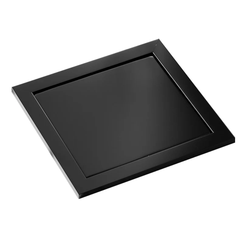 Hotel kitchen countertop embedded lid household sink concealed trash can decoration square shaking cover flip cover