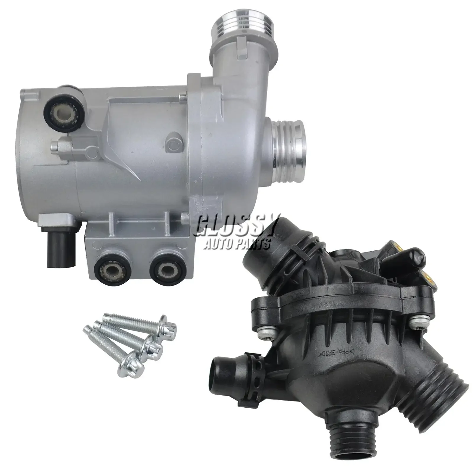 AP03 مضخة مياه كهربائية جديدة + مجموعة ترموستات N52 N53 N54 لسيارات BMW 128i 325i 328i 330i 525i 528i 530i X1 X3 X5 Z4 11517546994