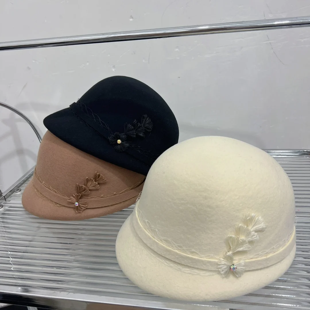 chapeau-elegant-en-pure-laine-chapeau-de-type-« bowler »-style-britannique-pour-l’automne-et-l’hiver-chapeau-de-chevaliere-chapeau-a-couronne-ronde-accessoires-de-mode-pour-femmes