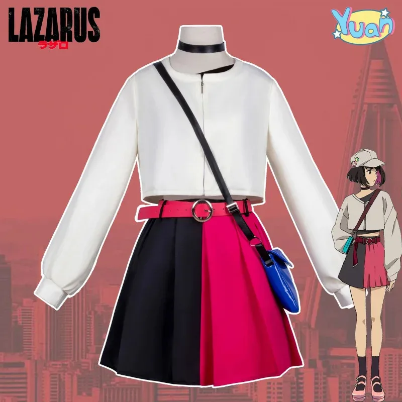 Animación nueva Lazarus Lazarus cos ropa Elena cosplay disfraces Halloween anime cos ropa Coslon