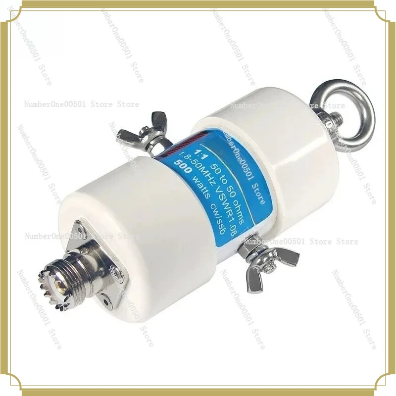 

Universal 1:1 Voltage Balun 1-50MHz 500W Continuous Power Shortwave Antenna Balun