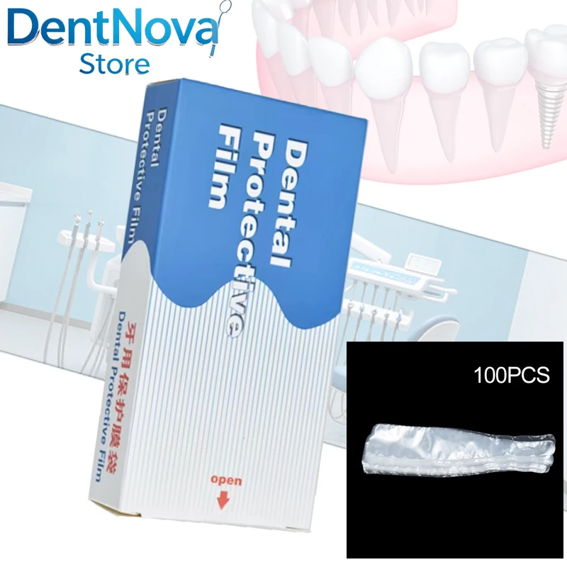 

100Pcs Dental Handle Protective Sleeve Endoscope Film Barrier Disposable Isolation Dentistry Supply
