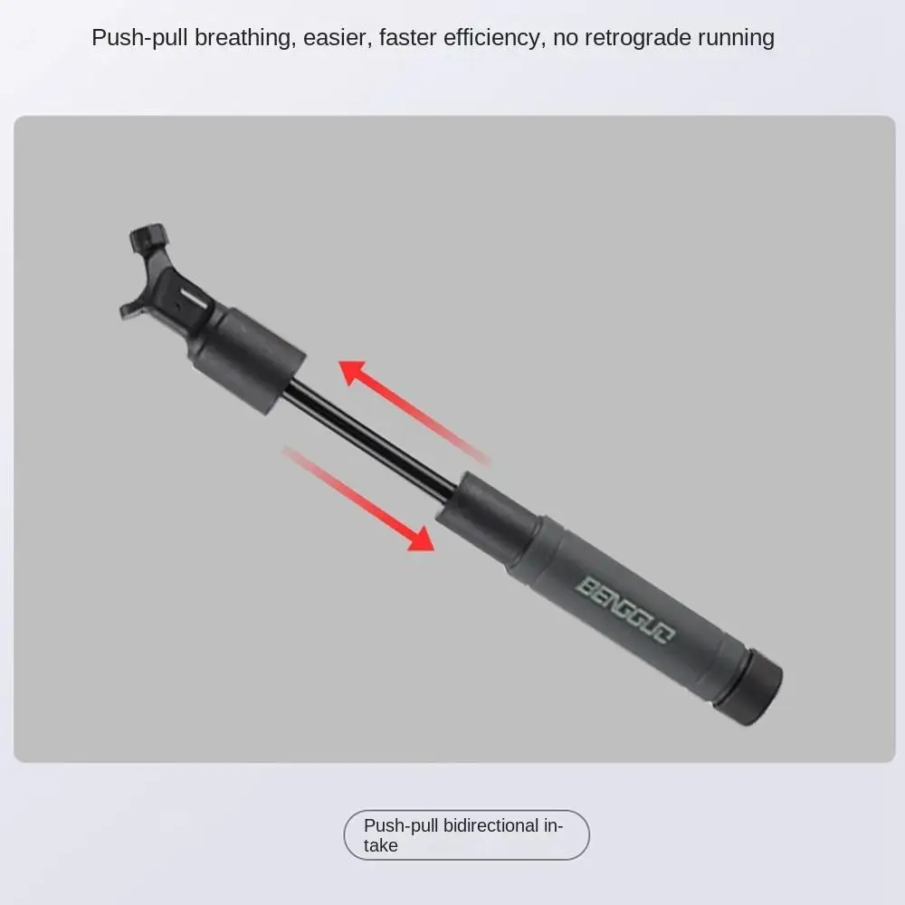 ABS Bidirectional Pump with 1 Needles Save Time and Effort Mini Pump Push and Pull Device Ball Inflation Cylinder Volleyball