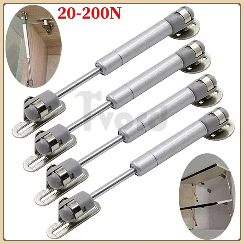 

2/4Pcs Furniture Hinge Kitchen Cabinet Door Lift Pneumatic Support 20-200N Hydraulic Gas for Wood Furniture Hardware