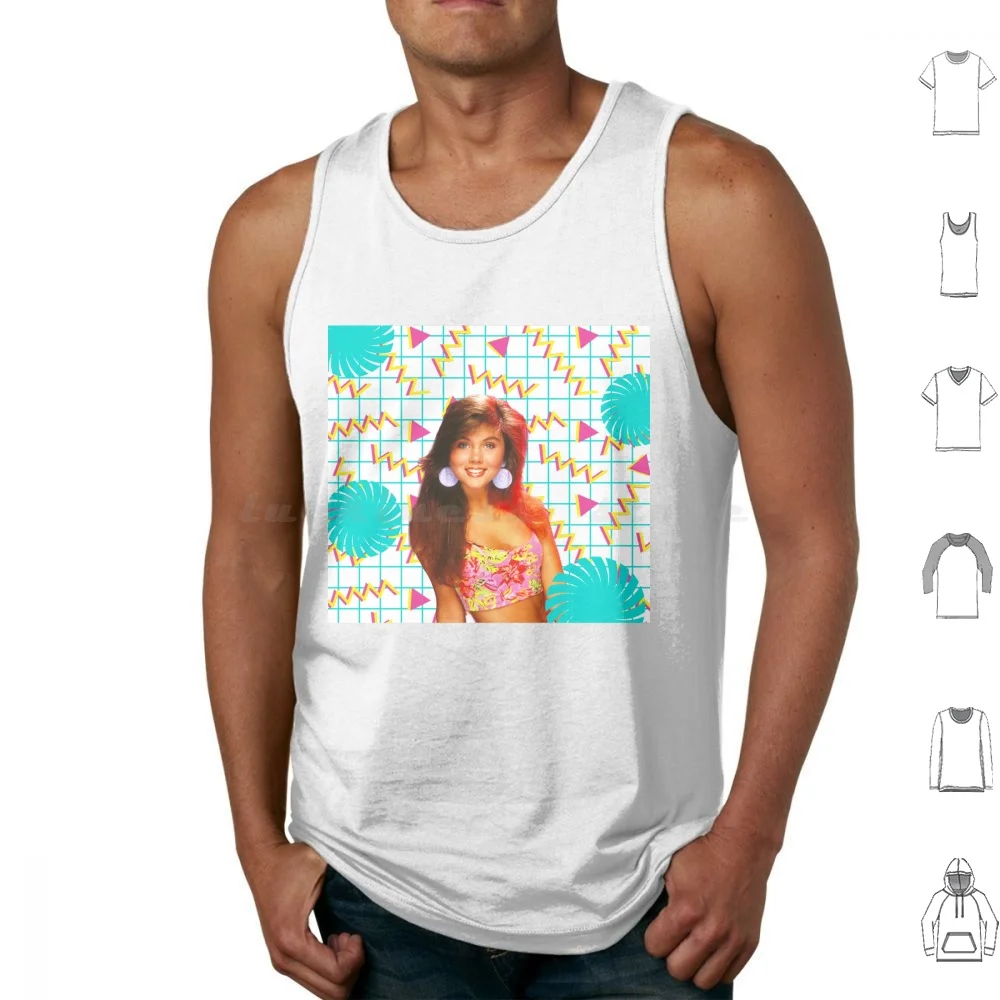 Kapowski Tank Tops Print Cotton Saved By The Bell Amber Thiesen Kapowski For Friend 90s 90s Retro Fun Secret Santa