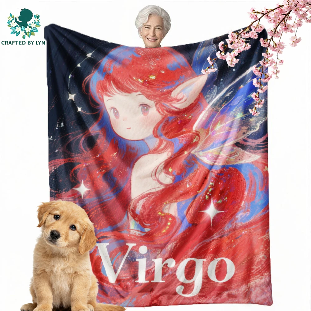 

Flowers,Animal,Constellation| Flannel | Room Decor Blanket, Camping Stuff,Festive Gift Selectio | Soft and delicate | Keep warm