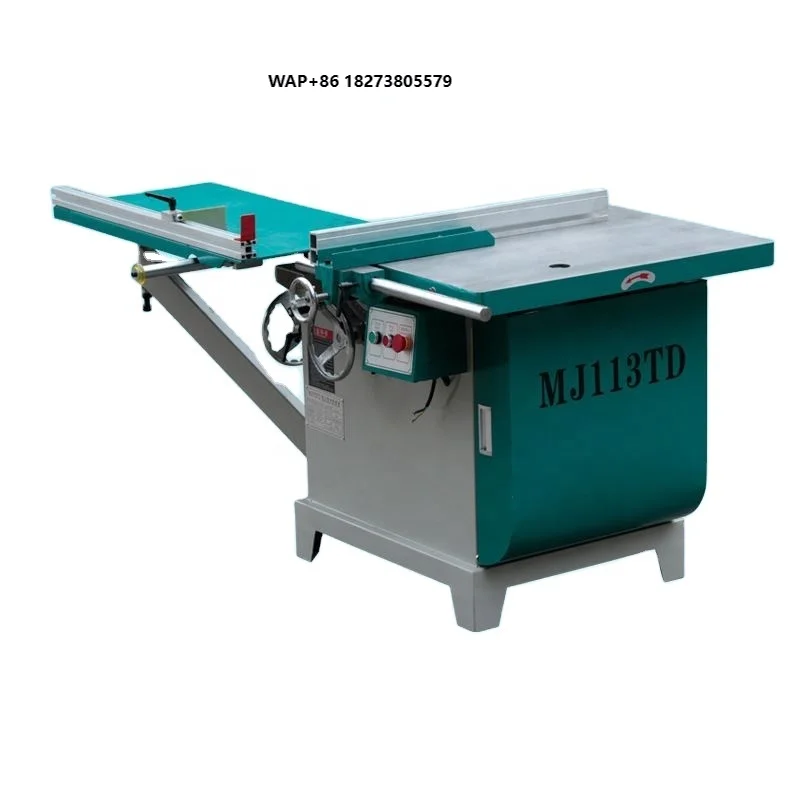 Woodworking Machinery Equipment Mj113td Sliding Table Swing Angle Circular Saw 45-Degree Axis Inclined Sliding Table Saw Wood
