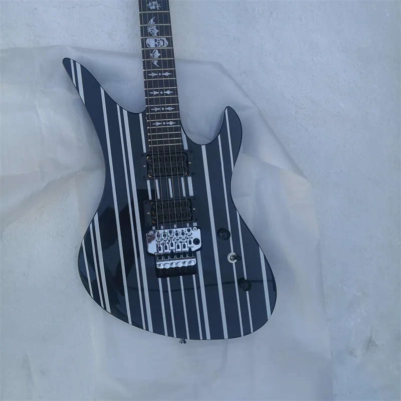 Special-Shaped Strip 6-string Electric Guitar, In Stock, Free Delivery Can Be Customized in Other Colors