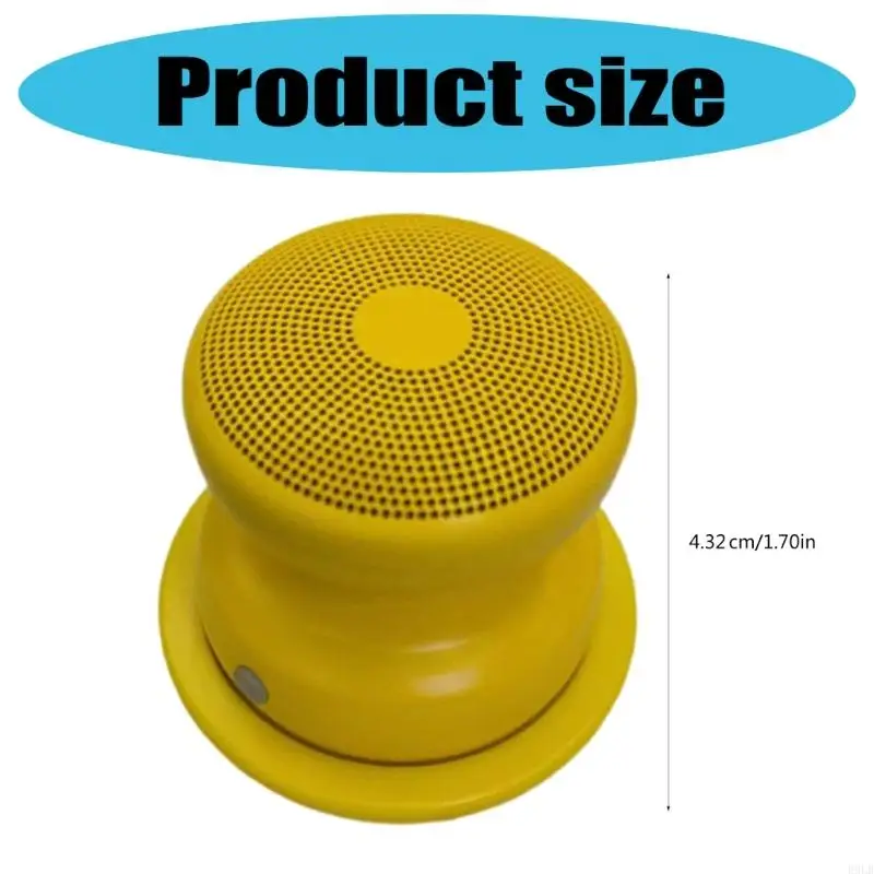 2025 ลำโพงไร้สายขนาดเล็กใหม่พร้อมฐานแม่เหล็กกันน้ำได้ง่ายพื้นผิวโลหะสำหรับโทรศัพท์สำหรับโทรศัพท์บ้านกลางแจ้งใช้งาน