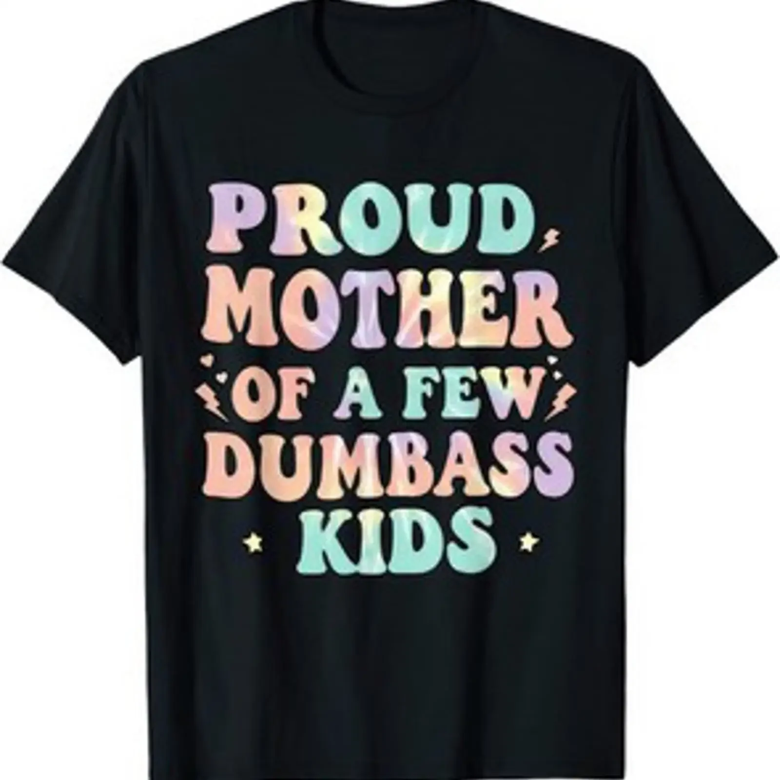 Lustiges Frauen Grafik T Shirt Stolze Mutter von ein paar dummen Arschen Kinder Muttertag vintage Washed streetwear graphic