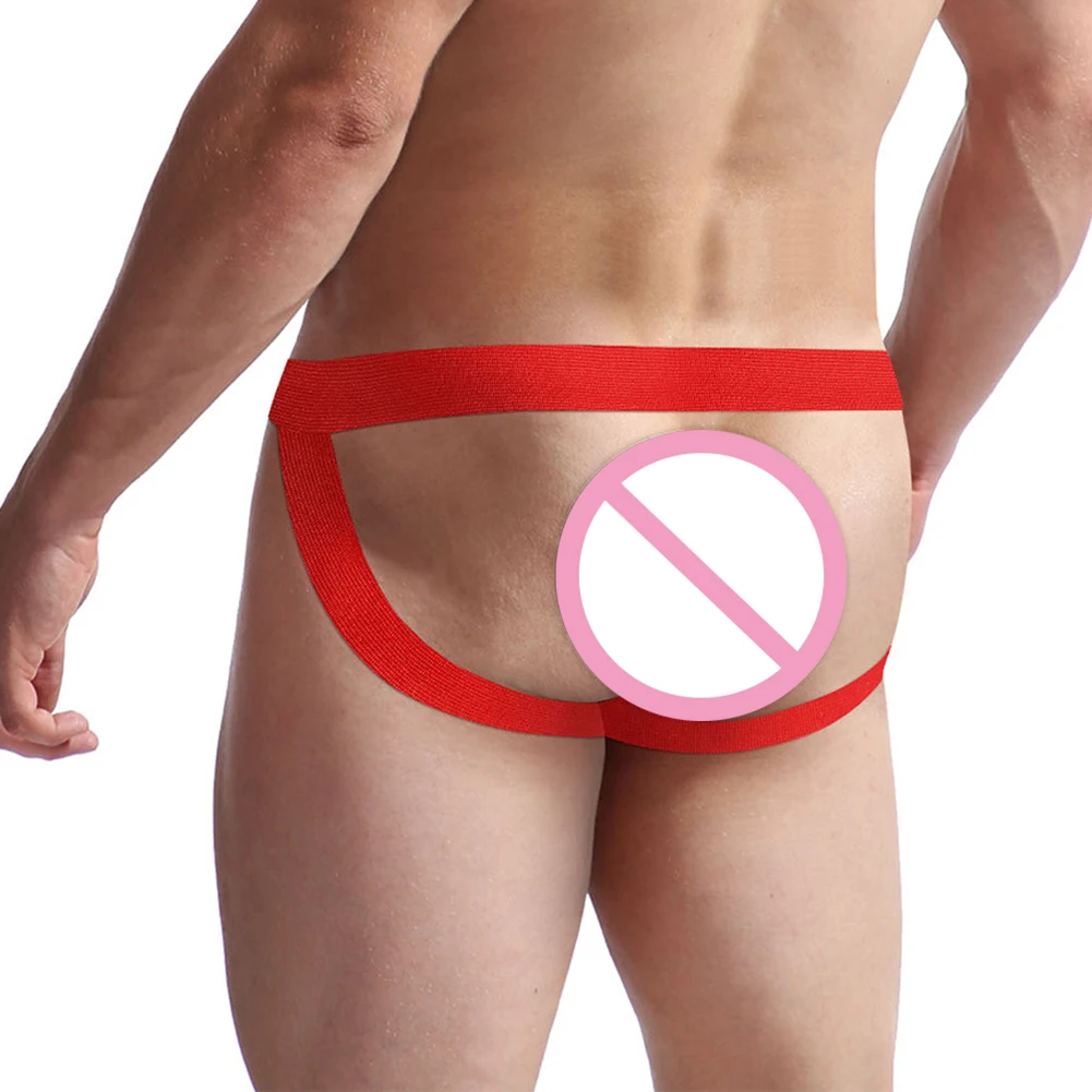 

Underpants Underwear Breathable Comfort Elastic G-String Hollow Out Lingerie Low Rise Mens Panties Sissy Autumn