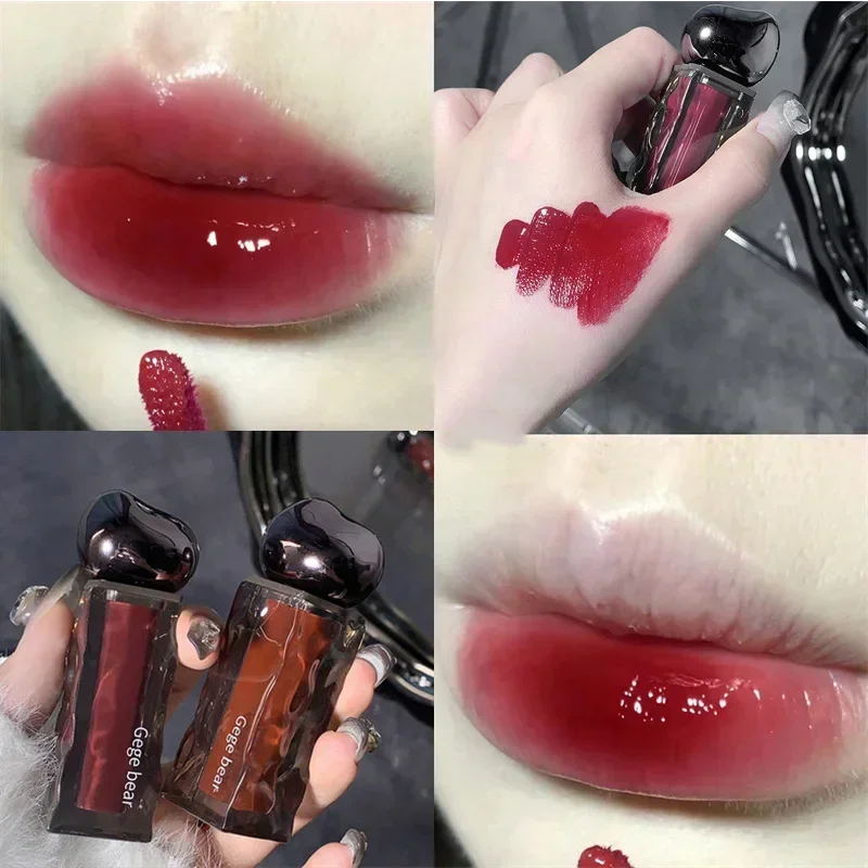 7 Colors Mirror Dyeing Lip Gloss Moisturizer Liquid Lipstick Waterproof Long Lasting Red Lip Tint Korean Natural Makeup Cosmetic