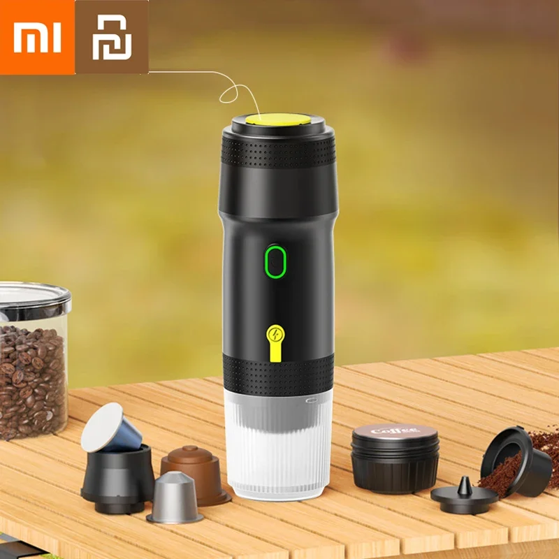 Xiaomi-ポータブル電気カプセルコーヒーマシン,Youpin,全自動,大小のコーヒーカプセル