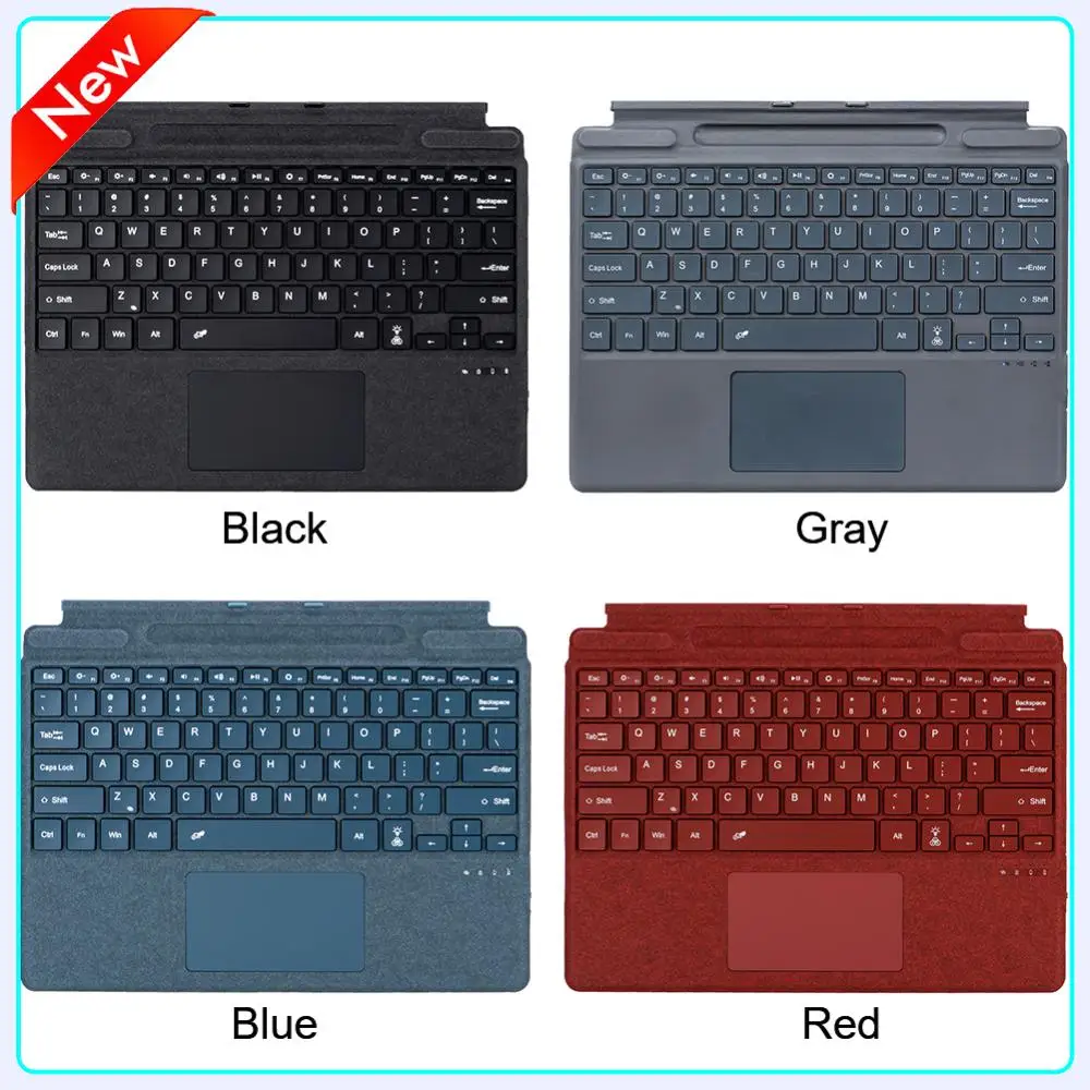 

Bluetooth-Compatible Magnetic Wireless Keyboard with Touchpad Ultra-Slim Keyboard for Microsoft Surface Pro 8/9/X/10/11