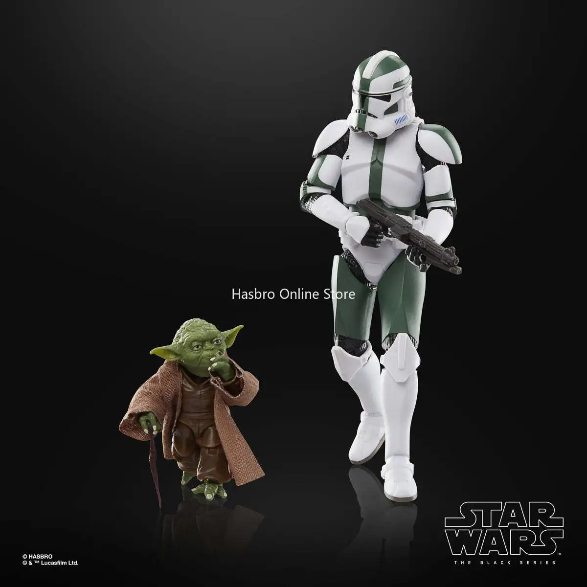 【In Stock】 Hasbro Star Wars The Black Series: Yoda & Clone Commander Gree (Star Wars: The Clone Wars) G0213 for Christmas Gift