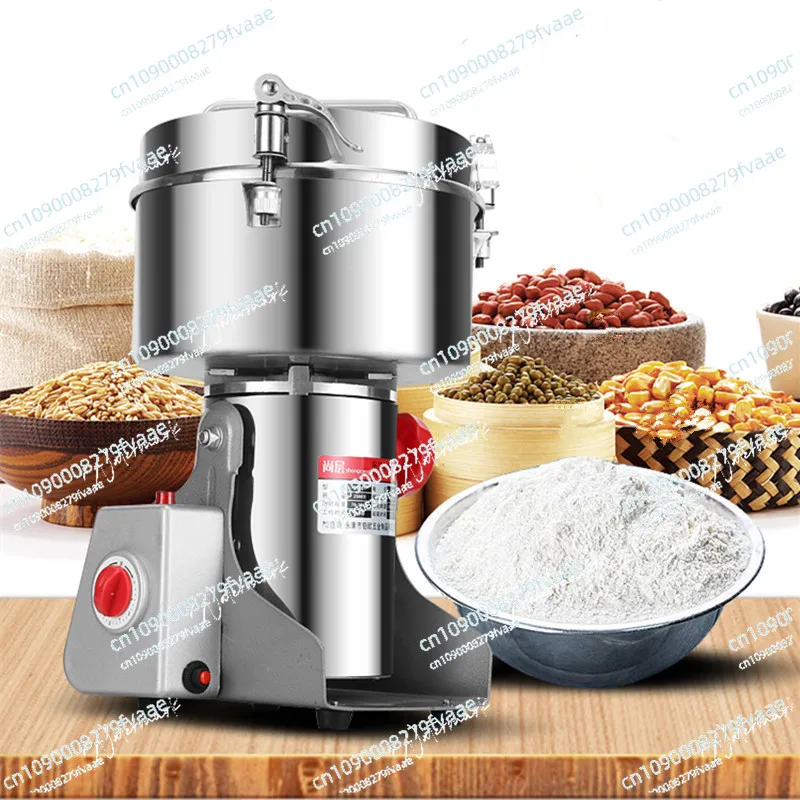 Trituradora de medicina tradicional china de acero inoxidable 304, molinillo ultrafino de grano eléctrico para el hogar