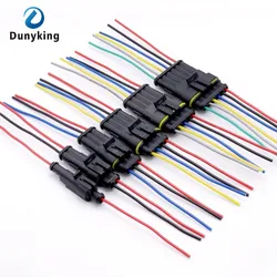 1/2/3/4/5/6 Pin Way Car Waterproof Electrical Auto Connector Male Female Connector Plug Wire 18 AWG harness for Car Motorcycle