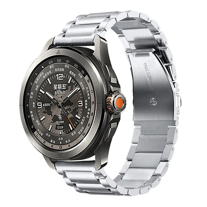 حزام ساعة معدني لساعة Xiaomi S1 Active الذكية، سوار من الجلد الطبيعي لساعة Xiaomi Mi Watch Color 2، استبدال البليت