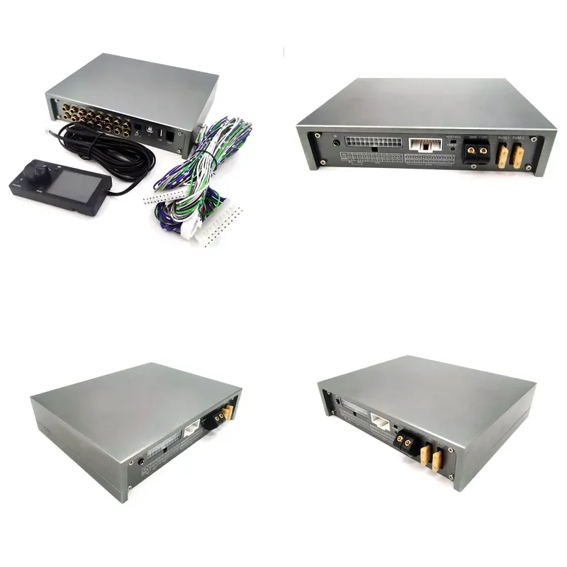 31 Band Equalizer Car DSP Amplifier Class D Power Amp with Crossover Aluminum Housing for Automotive Audio System