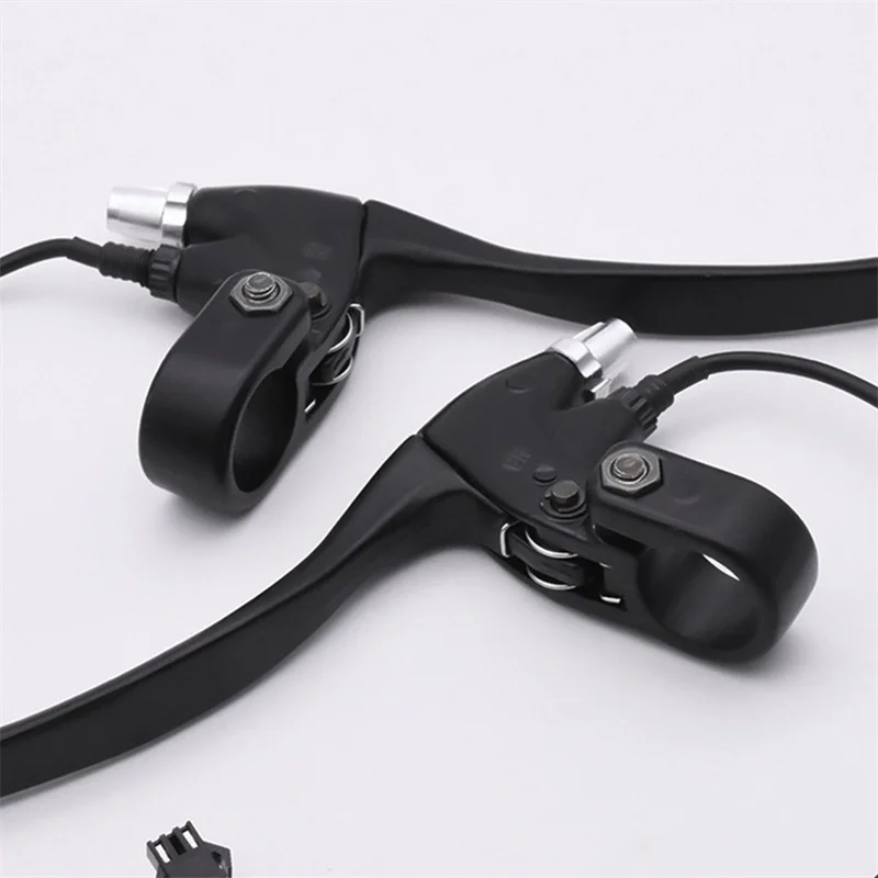 1 Pair E-Bike Rear Brake Lever Electric Bicycle Brake Handle Cycling Bike Accessory Riding Brake Tools