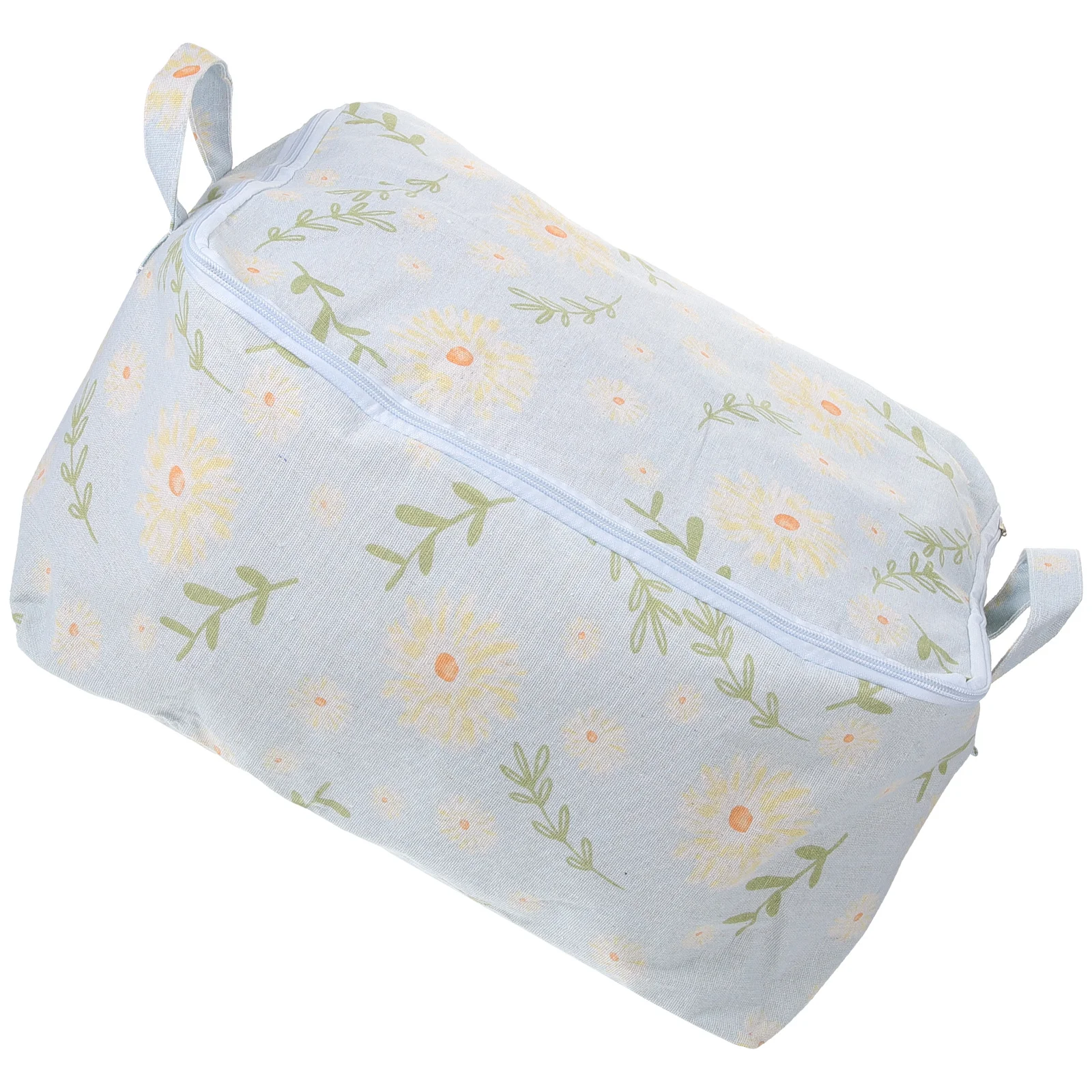 

Large Quilt Storage Bag Cotton Material Zipper Organizer Clothes Blanket Storage for Moving Home Clothes Bag