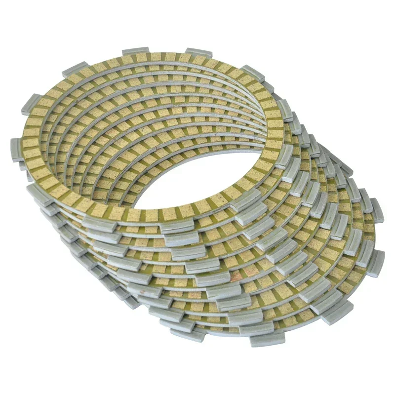 

9PCS Motocycle Friction Clutch Plates Set For Honda VF1000F Interceptor 1984 VF1000R 85-86 VT1100C Shadow 95-07 VT1100T 98-01