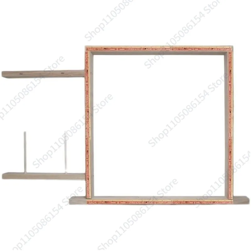 

Полка из цельного дерева, тафтинговый пистолет, ковровая рамка ручной работы, бинтовая рамка, вышивка, сделай сам, индивидуальная рамка