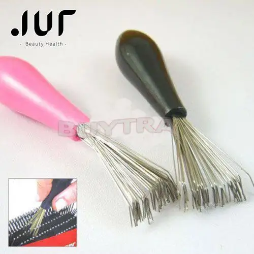 

1PCS New Durable Mini Comb Hair Brush Cleaner Embeded Tool Salon Home Essential Color Randomly