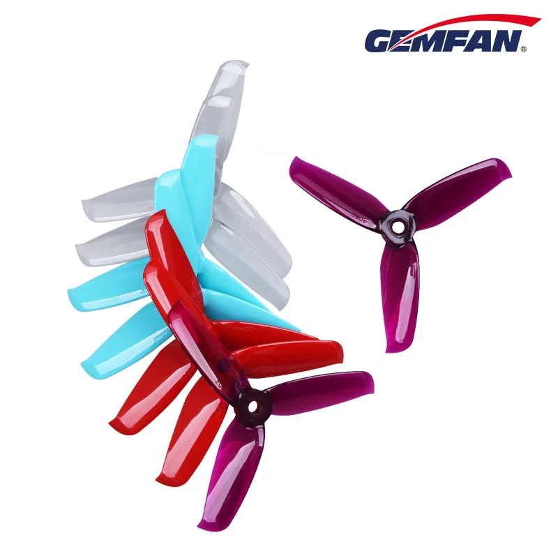 4 paia di oggetti di scena per PC a 3 pale GEMFAN 4052 - 4,0x5,2", CW/CCW per mini droni FPV (1103-1306 motori)