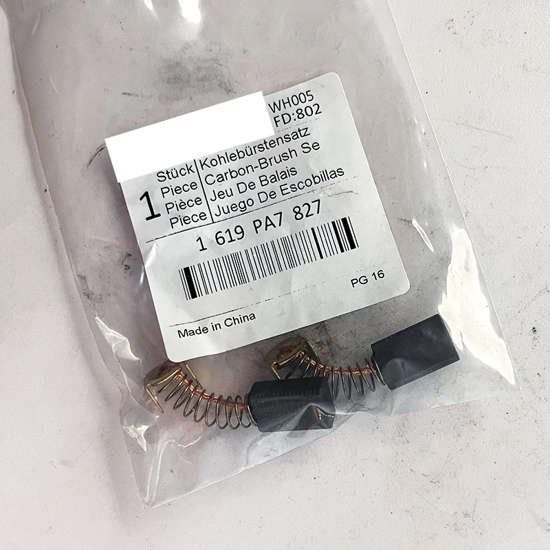 Escobilla de carbón para cepillo de carbón Bosch GBM1600RE, taladro híbrido, cepillo de carbón para taladro de avión, cepillo de carbón Bosch 591 1619PA7827