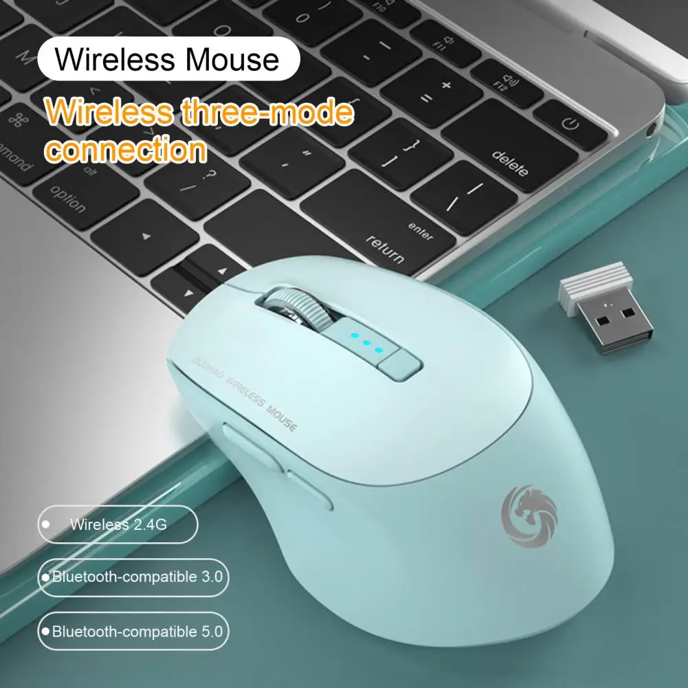 

Laptop Accessories Wireless Mouse with Power Display Powerful Ergonomic Bluetooth Mouse with Power Display for Office