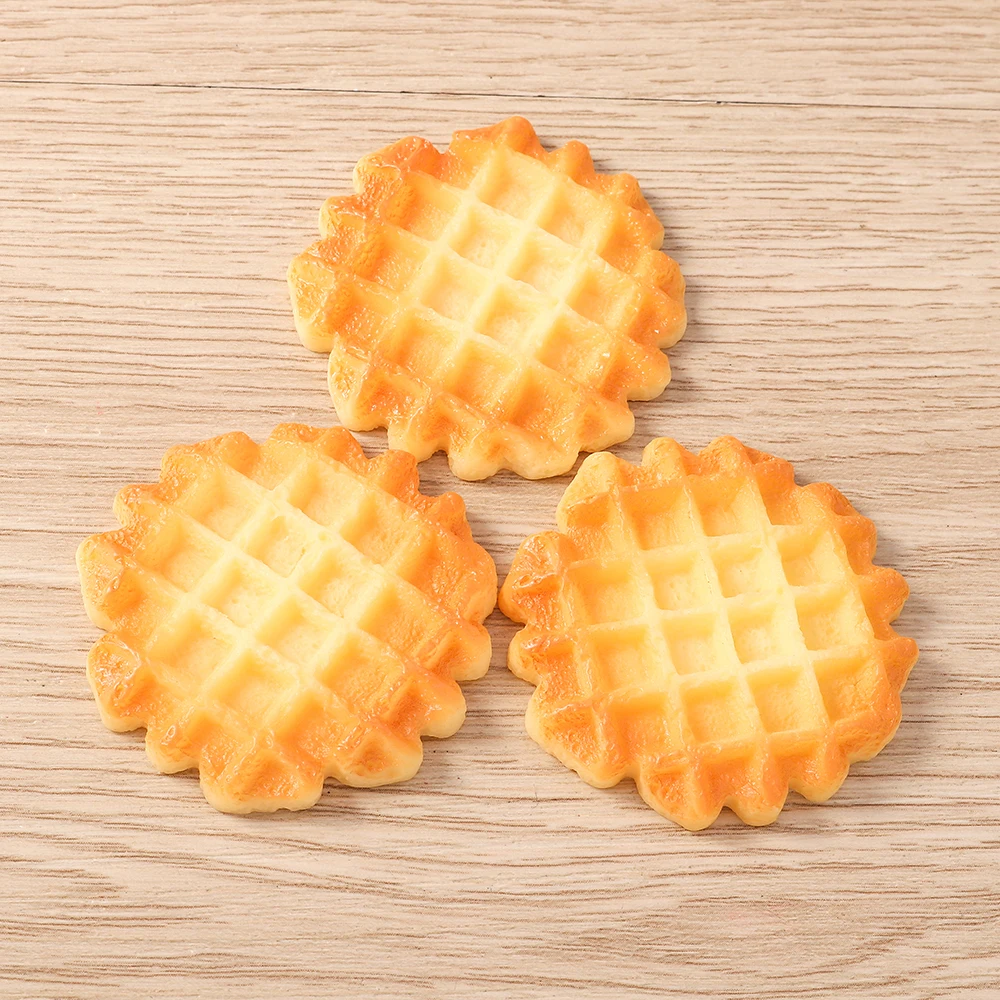 Tusember 4 Stück Niedliche Miniatur-Puppenhaus-Supermarkt-Lebensmittel Kekse Waffeln Croissants für Blyth BJD Puppen Küchenzubehör – Detail 19