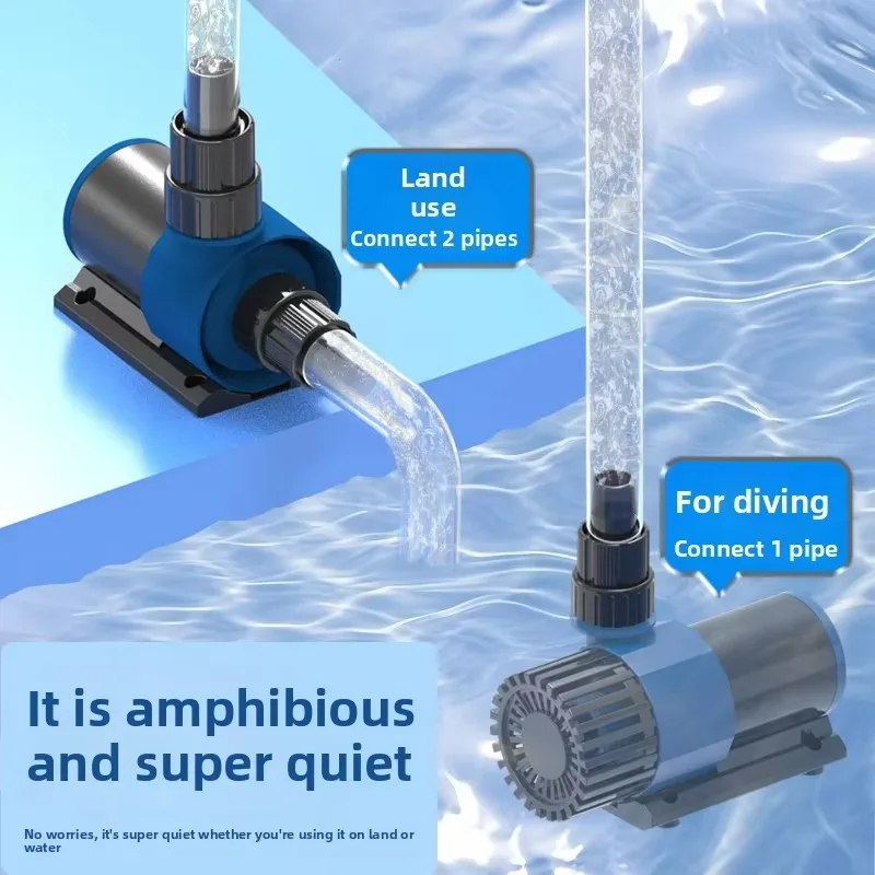 

Ultra-Quiet Submersible Water Pump for Fish Tank & Pond Amphibious Circulation Variable Frequency Large Flow