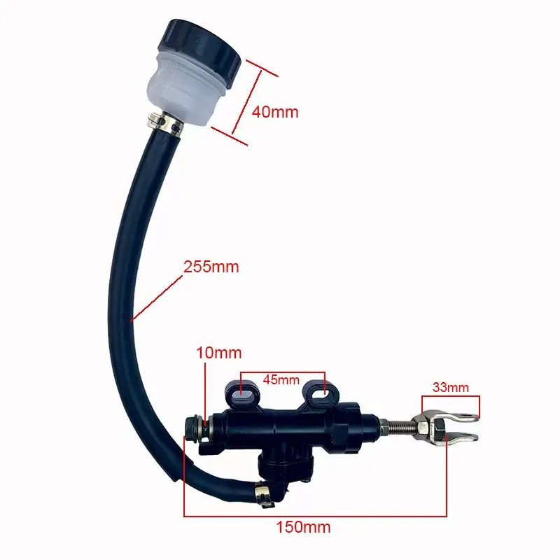 دراجة نارية الفرامل الخلفية مضخة القدم الهيدروليكية تجديد الفرامل الخلفية ماستر 2026 اسطوانة مضخة لسوزوكي كاواساكي هوندا ياماها #4