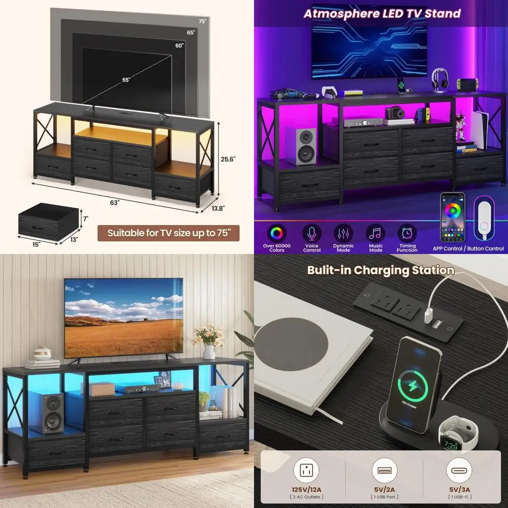 75 Inch Tv Stand En…